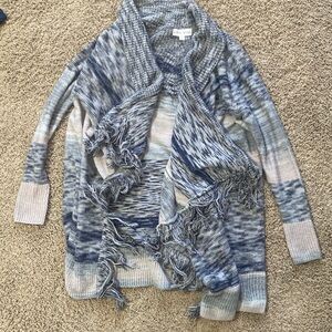 Pink and blue oversized cardigan